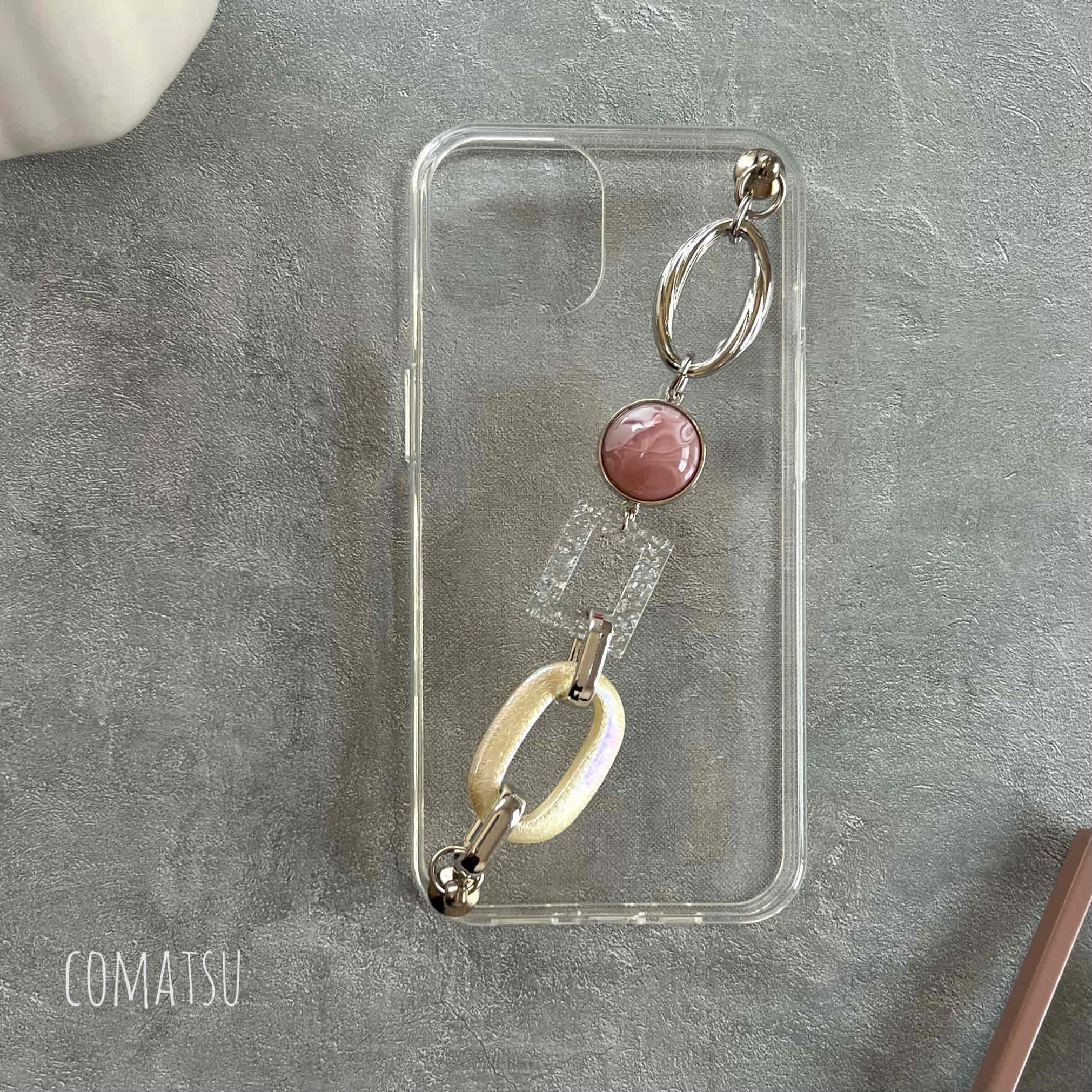 Sweet×Cool ハンホルダー付きスマホケース ベルトストラップ付き スマホカバー